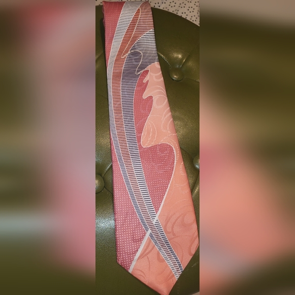 Pink Rudee Ricco Tie - Picture 5 of 10
